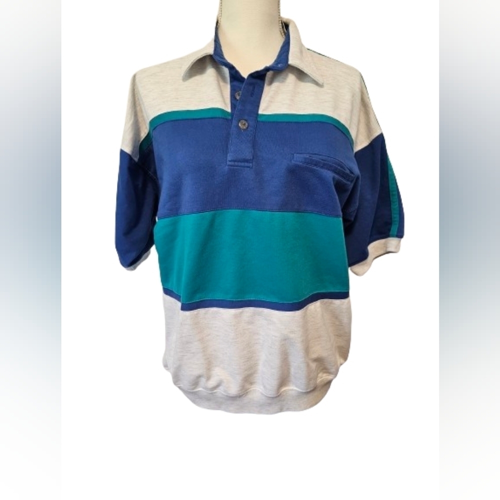 Ash Creek Trading Vintage Short Sleeve Polo Men's Size Large